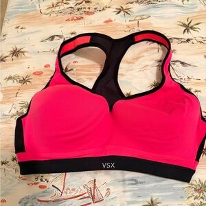 Victoria's Secret Teal and Black Sports Bra
